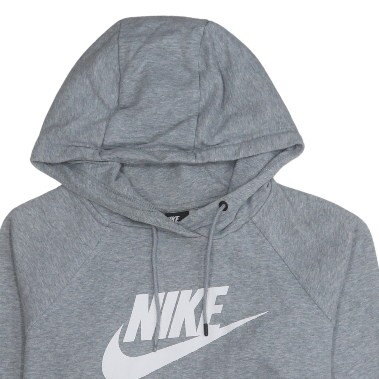 Nike Men's Grey Pullover Hoodie M Fleece Graphic Sportswear