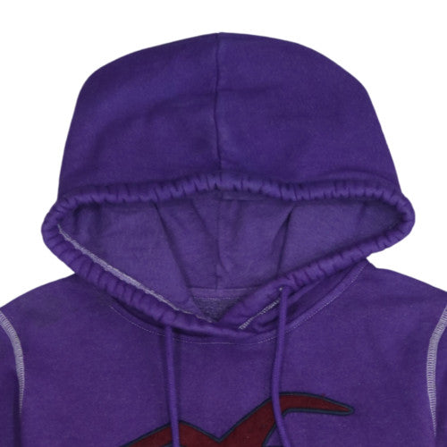 Hollister Mens Purple Pullover Hoodie M Logo Graphic Cotton Casual