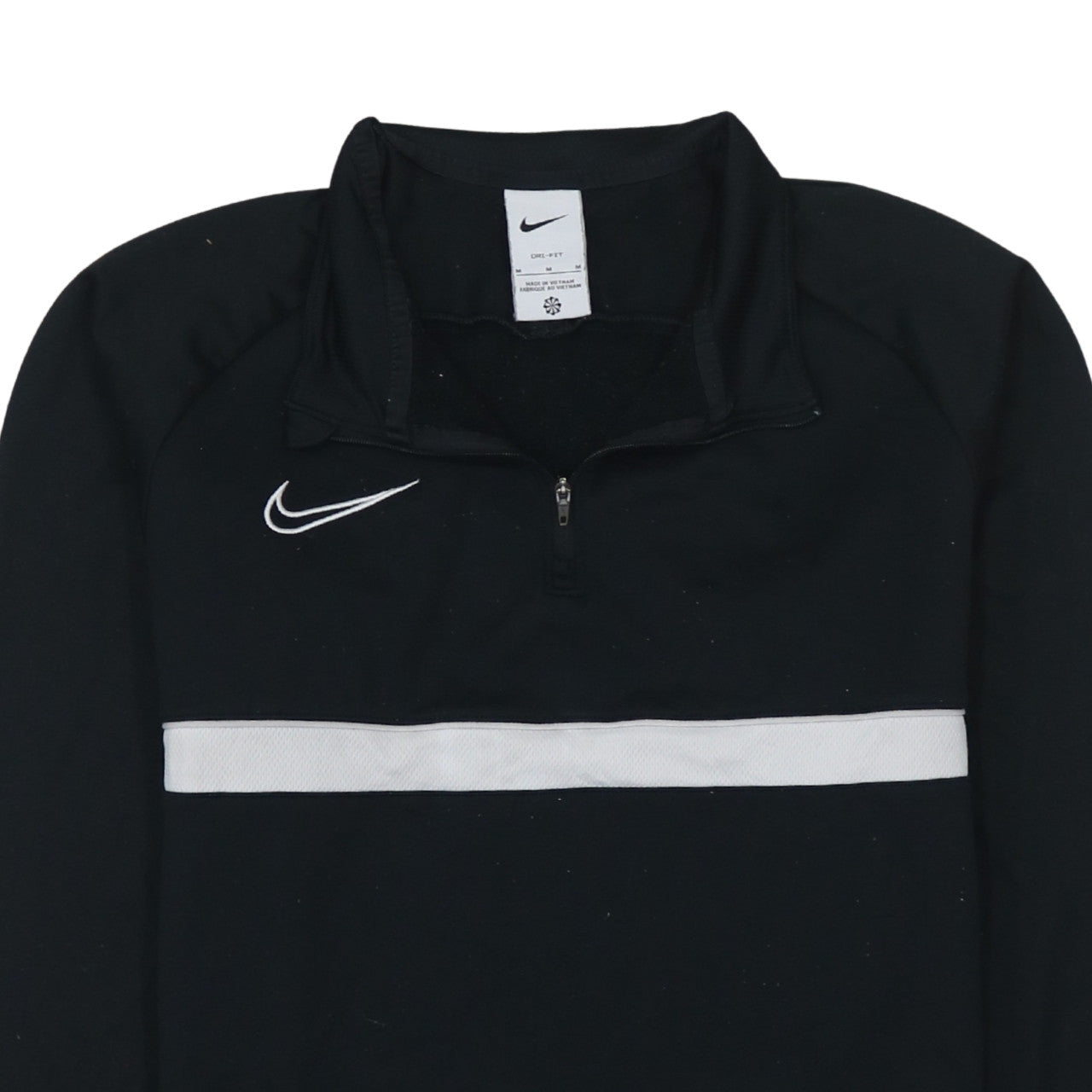 Nike Men's Black Dri-FIT 1/4 Zip Pullover Sweatshirt M