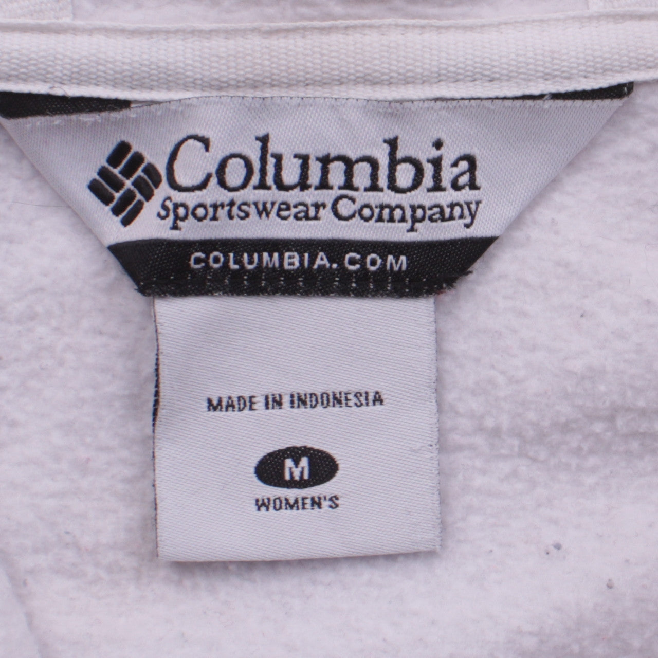 Columbia Women's White Full Zip Hoodie Size M Ohio State Logo