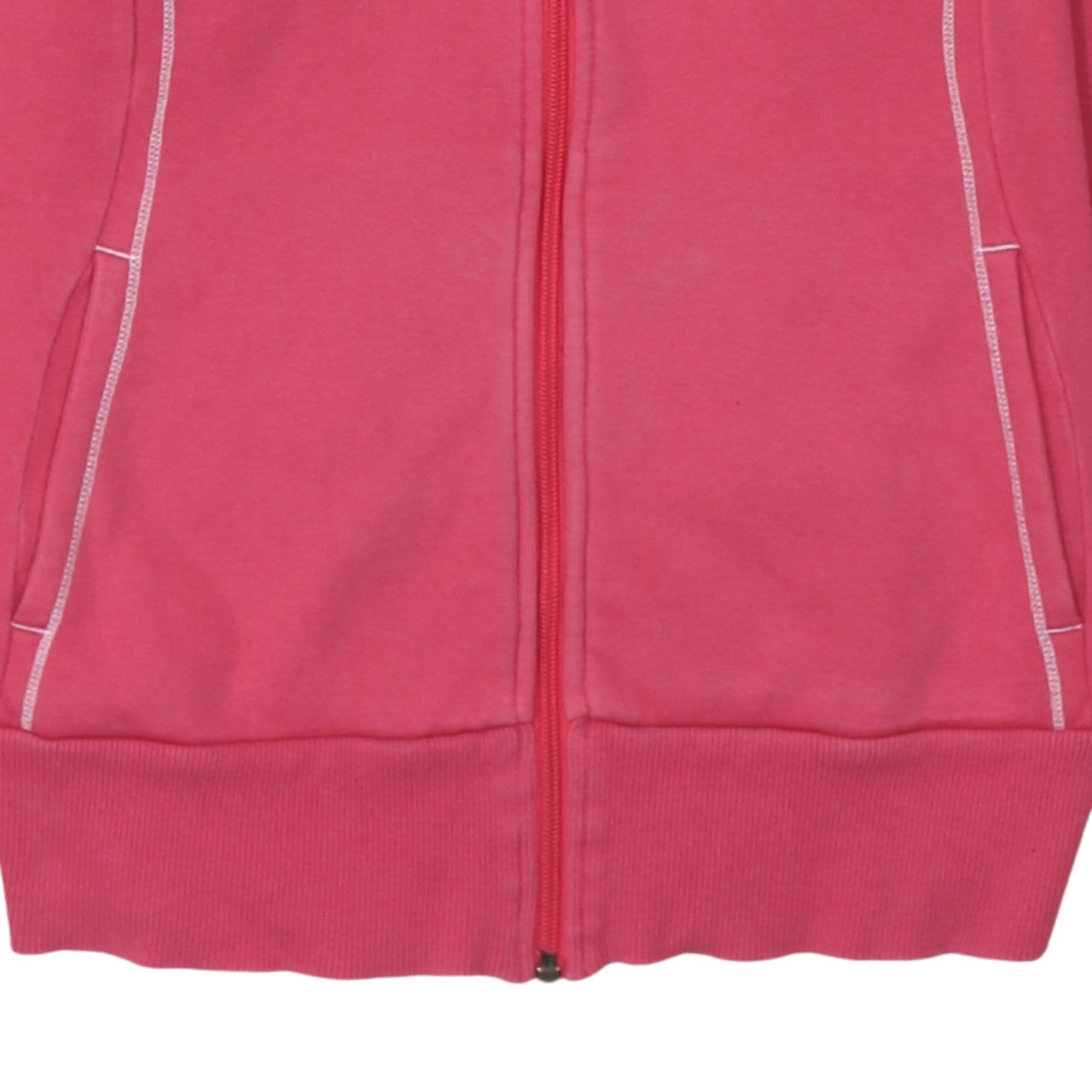 PUMA Womens Pink Hooded Full Zip Sweatshirt UK 10