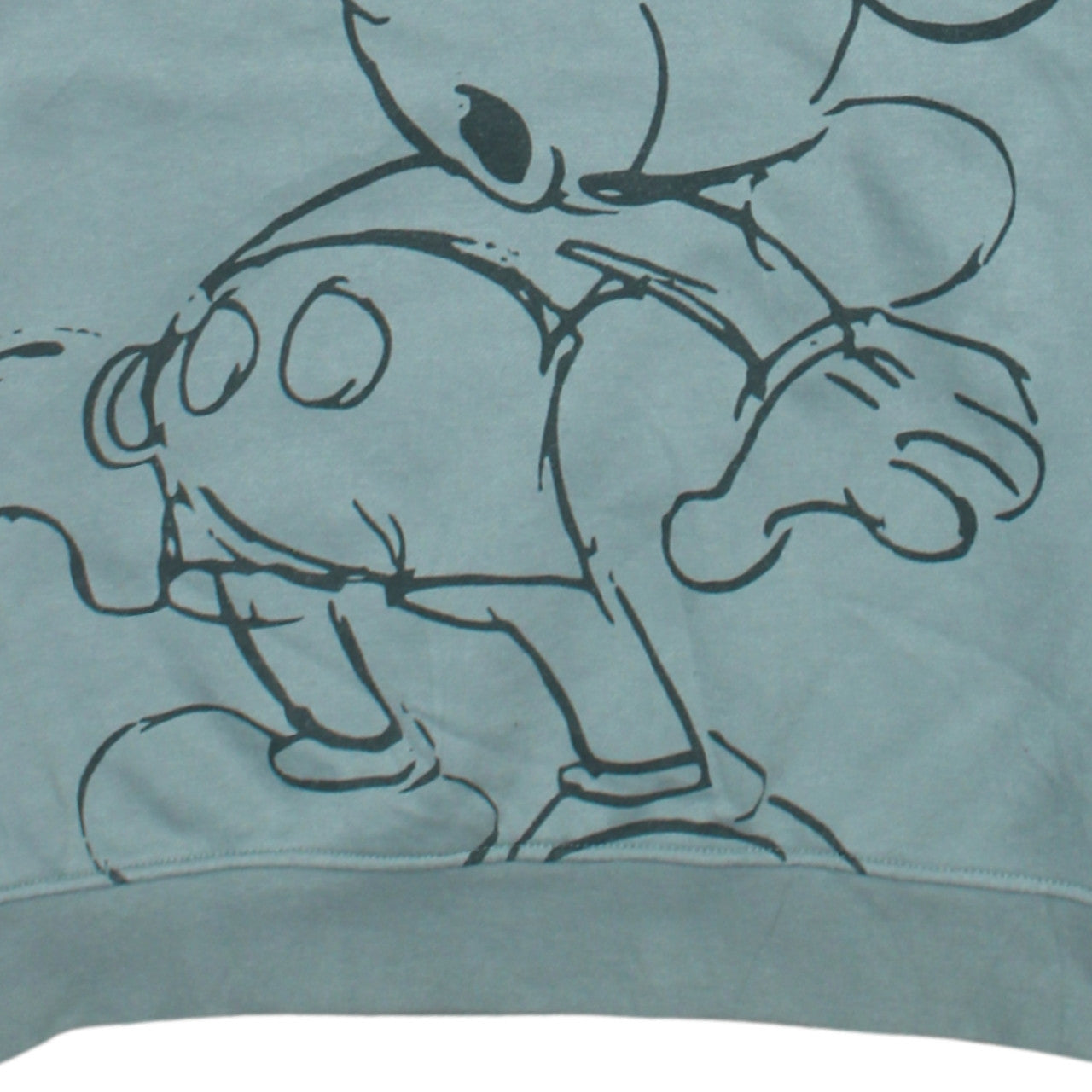 Disney Women’s Green Mickey Mouse Pullover Sweatshirt XS