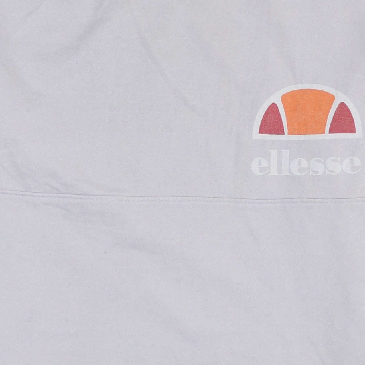 Ellesse Women's White Cotton Pullover Sweatshirt Size 8