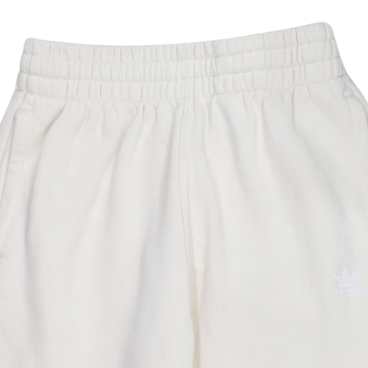 Adidas Women's White Sweatpants Size 10 Tapered Fleece Joggers