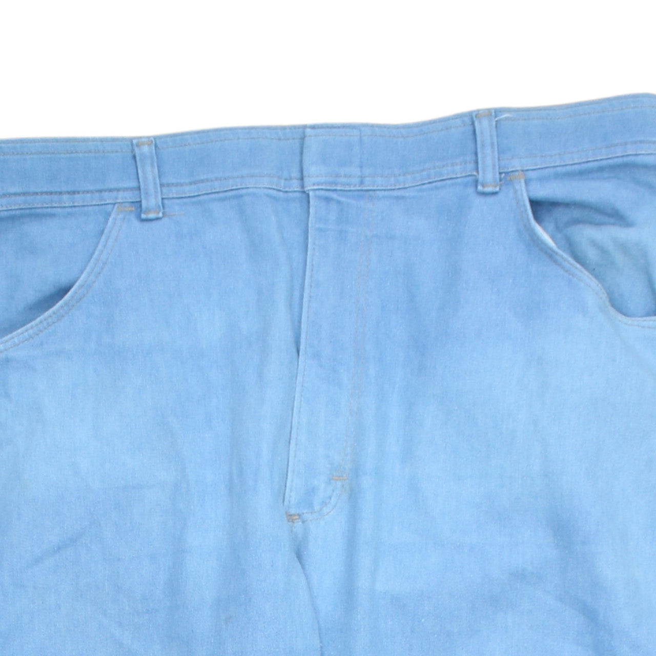 Wrangler Men's Blue Straight Denim Jeans 40W 30L Light Wash