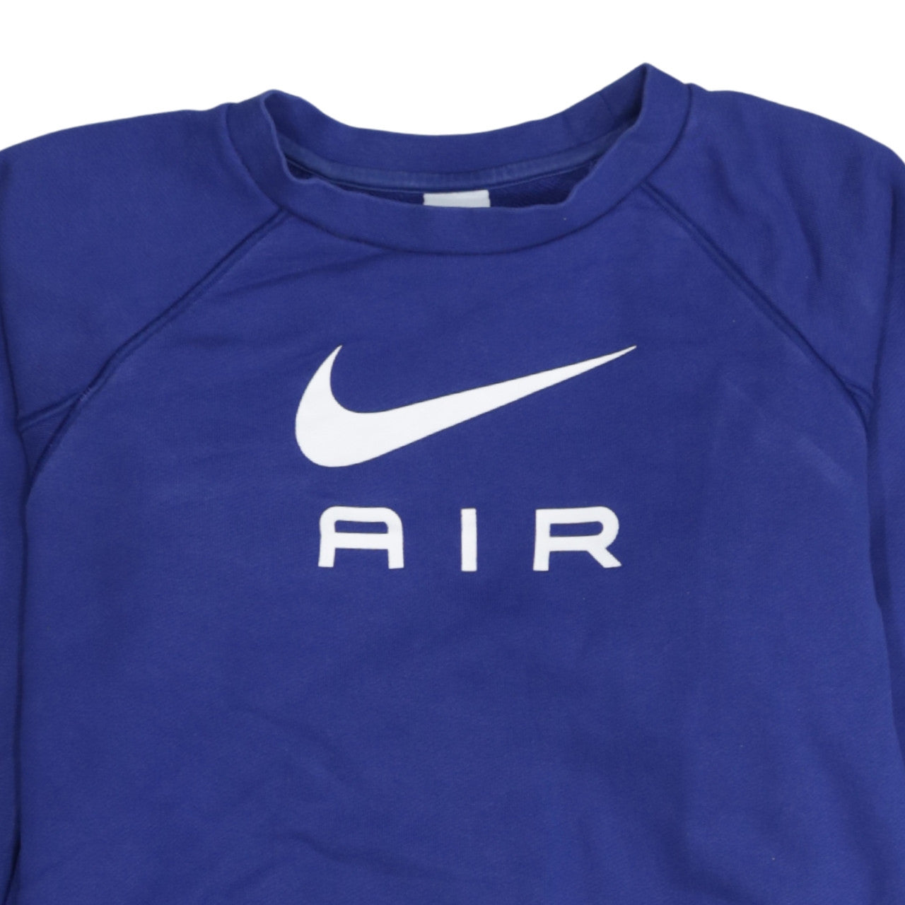 Nike Men's Blue Air Logo Crew Neck Pullover Sweatshirt Size S