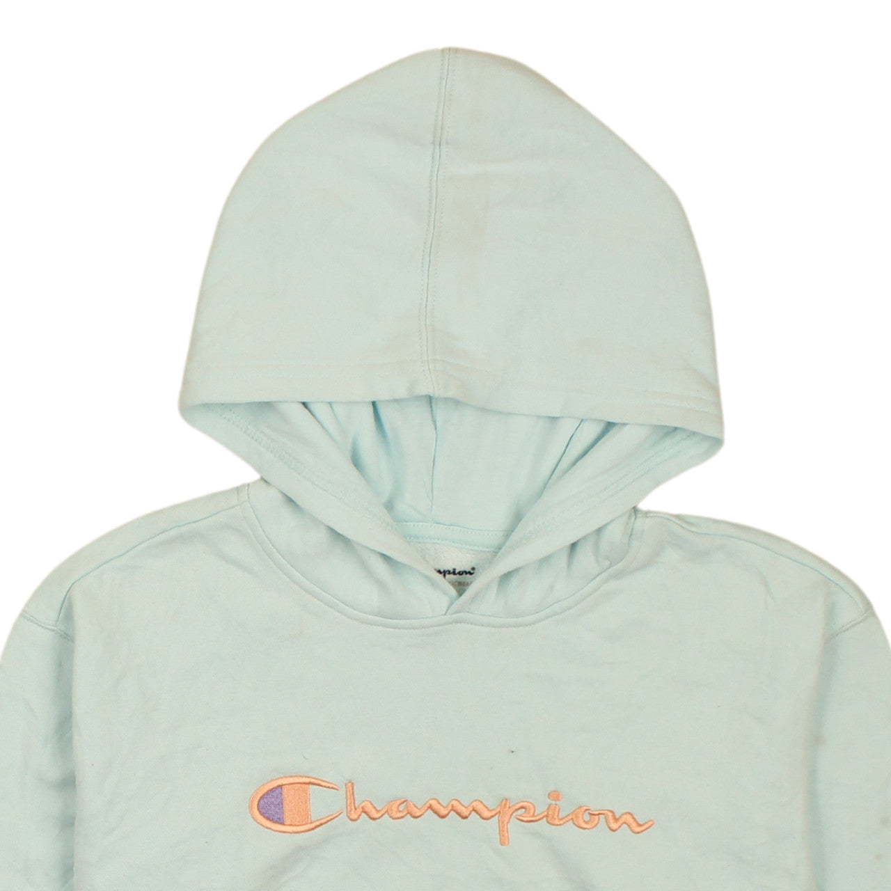 Champion Boys Blue XL Pullover Hoodie with Logo Embroidery