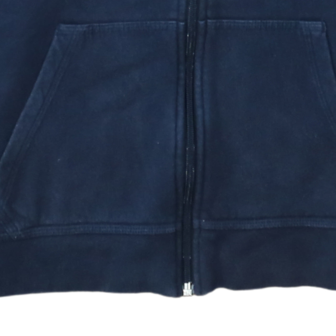 Nike Boys Navy Blue Full Zip Hoodie Sweatshirt XL 13-15 Years Classic Fit