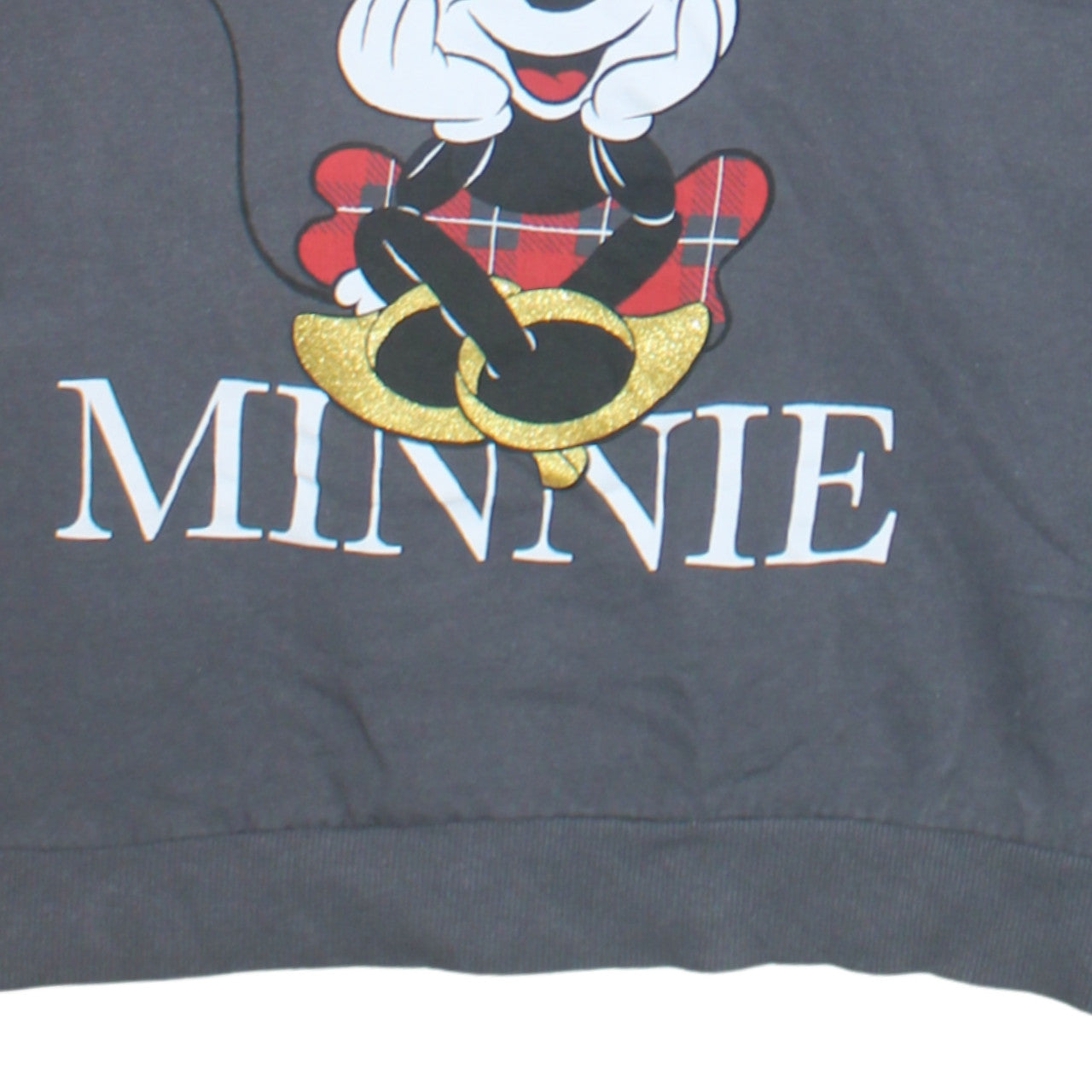 Disney Teens Grey Minnie Mouse Graphic Long Sleeve Sweatshirt Size 12-14