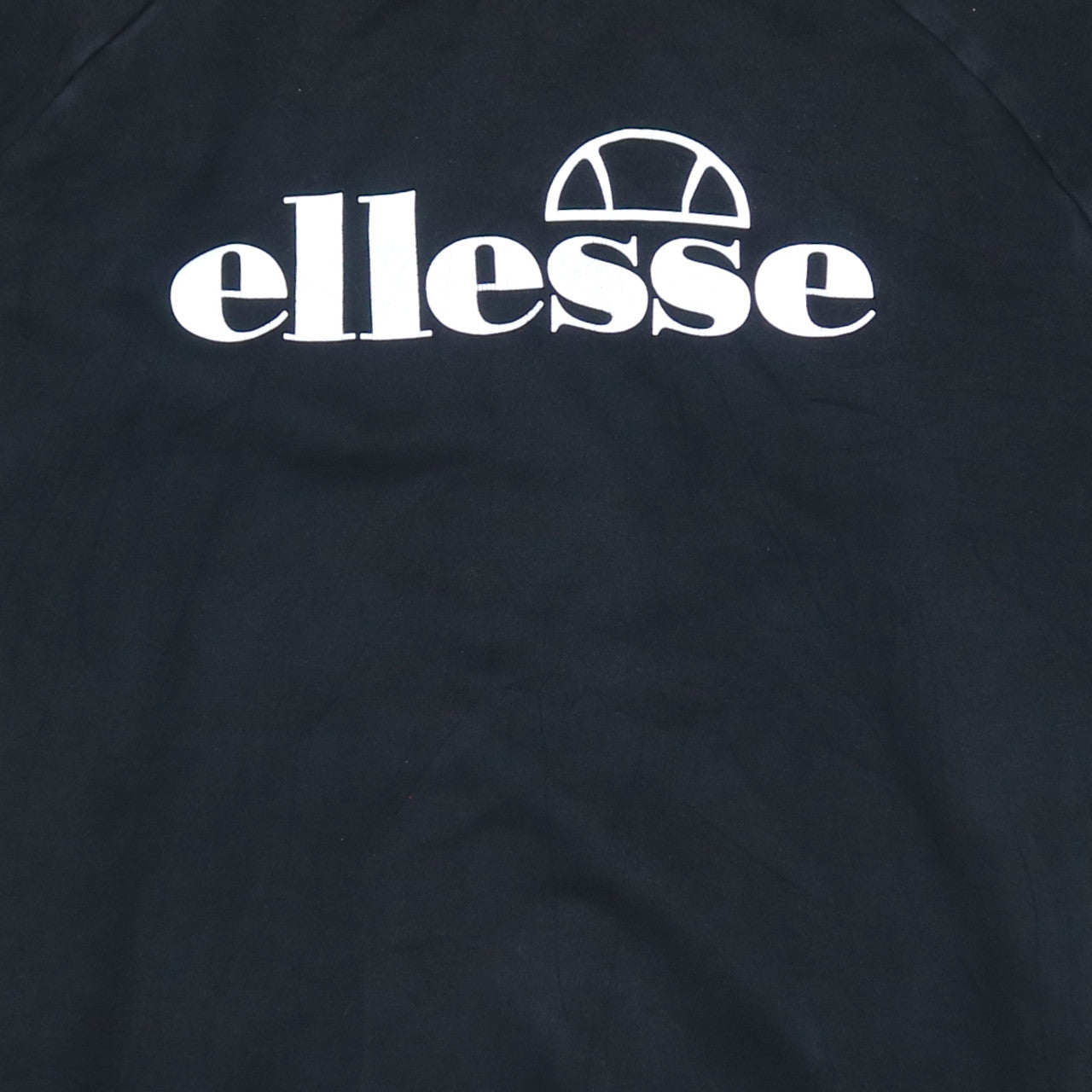 Ellesse Women Black Colourblock Logo Sweatshirt UK 12 Crew Neck