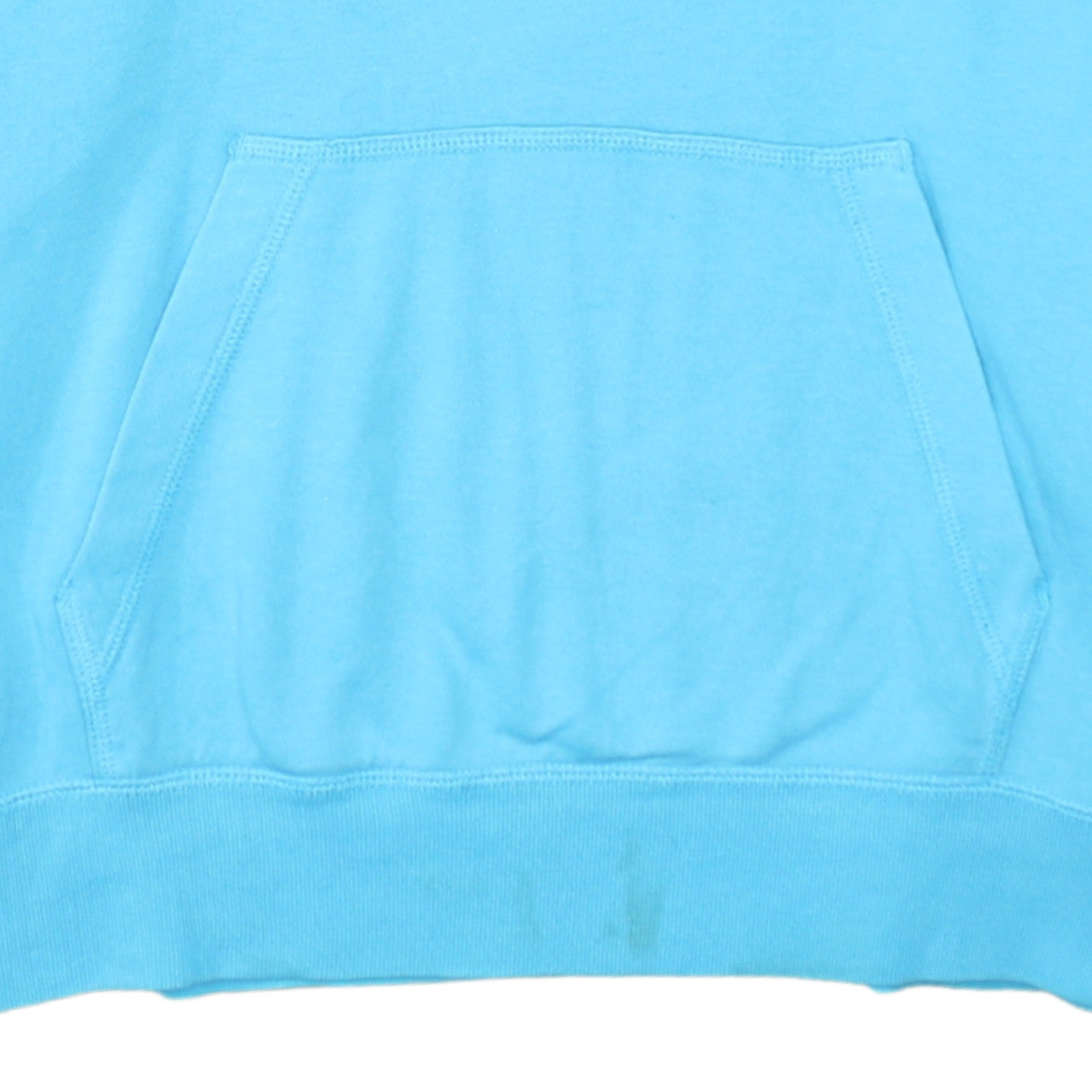 Nike Women Blue Pullover Hoodie Size L Cotton Blend Sweatshirt