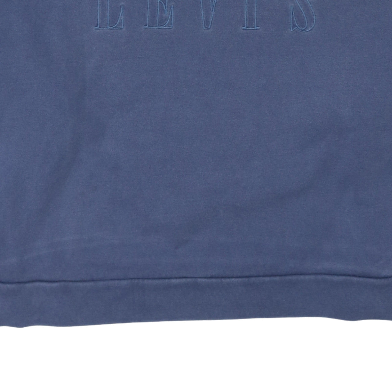 Levi's Women Blue Logo Crew Neck Pullover Sweatshirt Size L