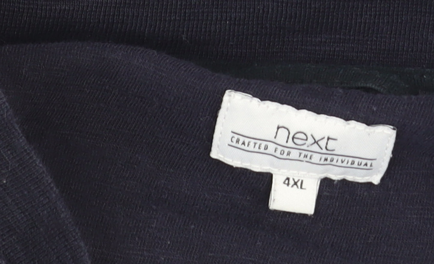 Next Men's Blue 4XL Cotton Zip Up Casual Jacket