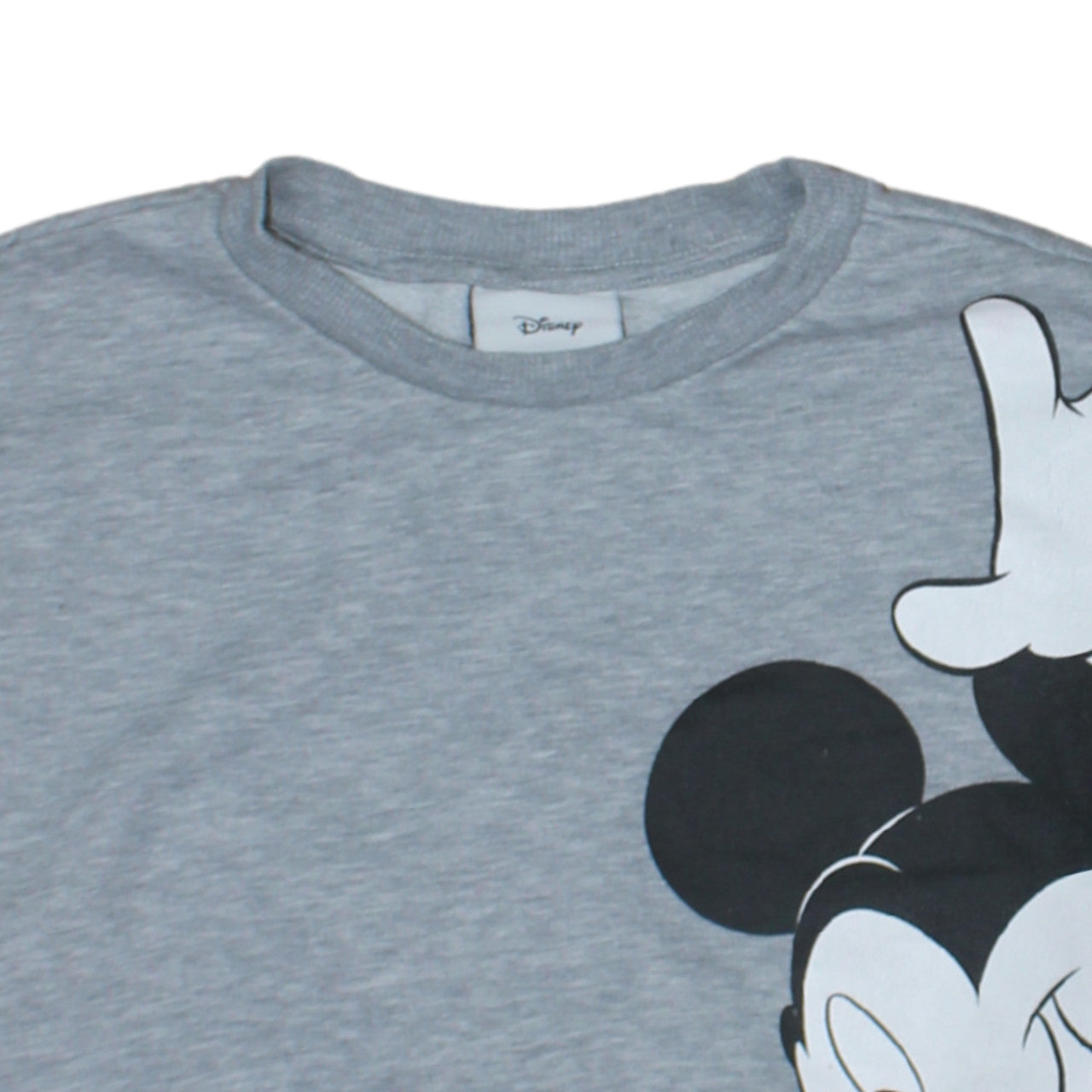 Disney Women’s Grey Mickey Mouse Graphic Sweatshirt Size S