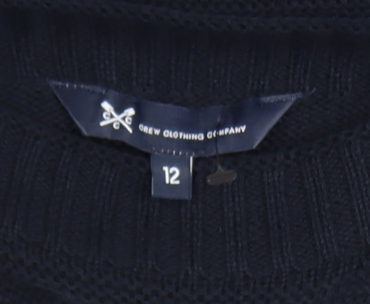 Crew Clothing Company Men’s Blue Cotton Knit Jumper M