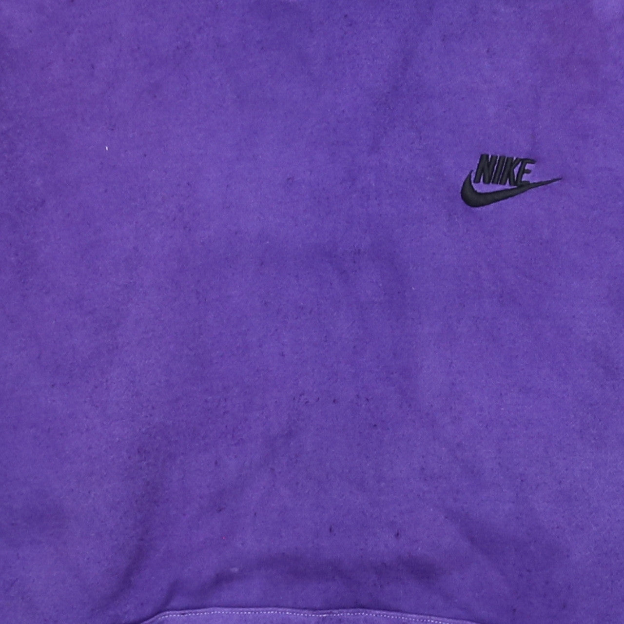 Nike Women's Purple Pullover Hoodie Small Logo Sweatshirt