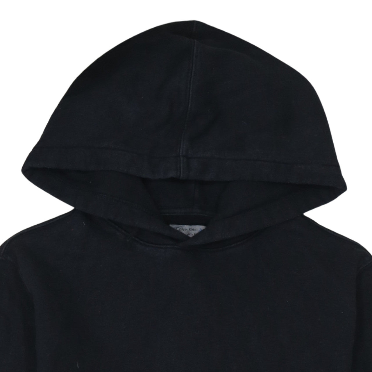 Calvin Klein Jeans Men’s Black Slim Fit Pullover Hoodie L