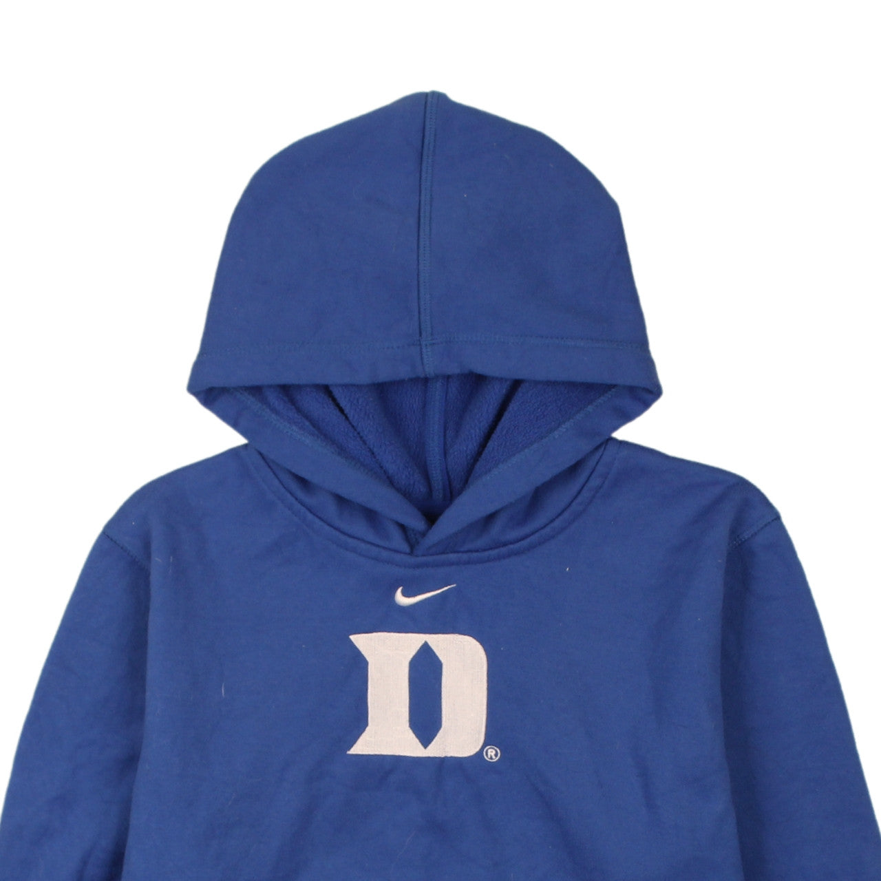 Nike Women Blue Therma-Fit Pullover Hoodie L 16/18 Duke Logo