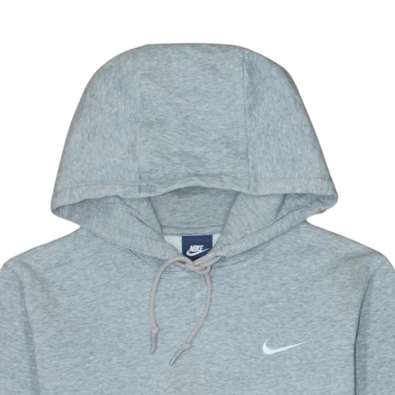 Nike Men's Grey Pullover Hoodie Size M Regular Fit Fleece Sweatshirt