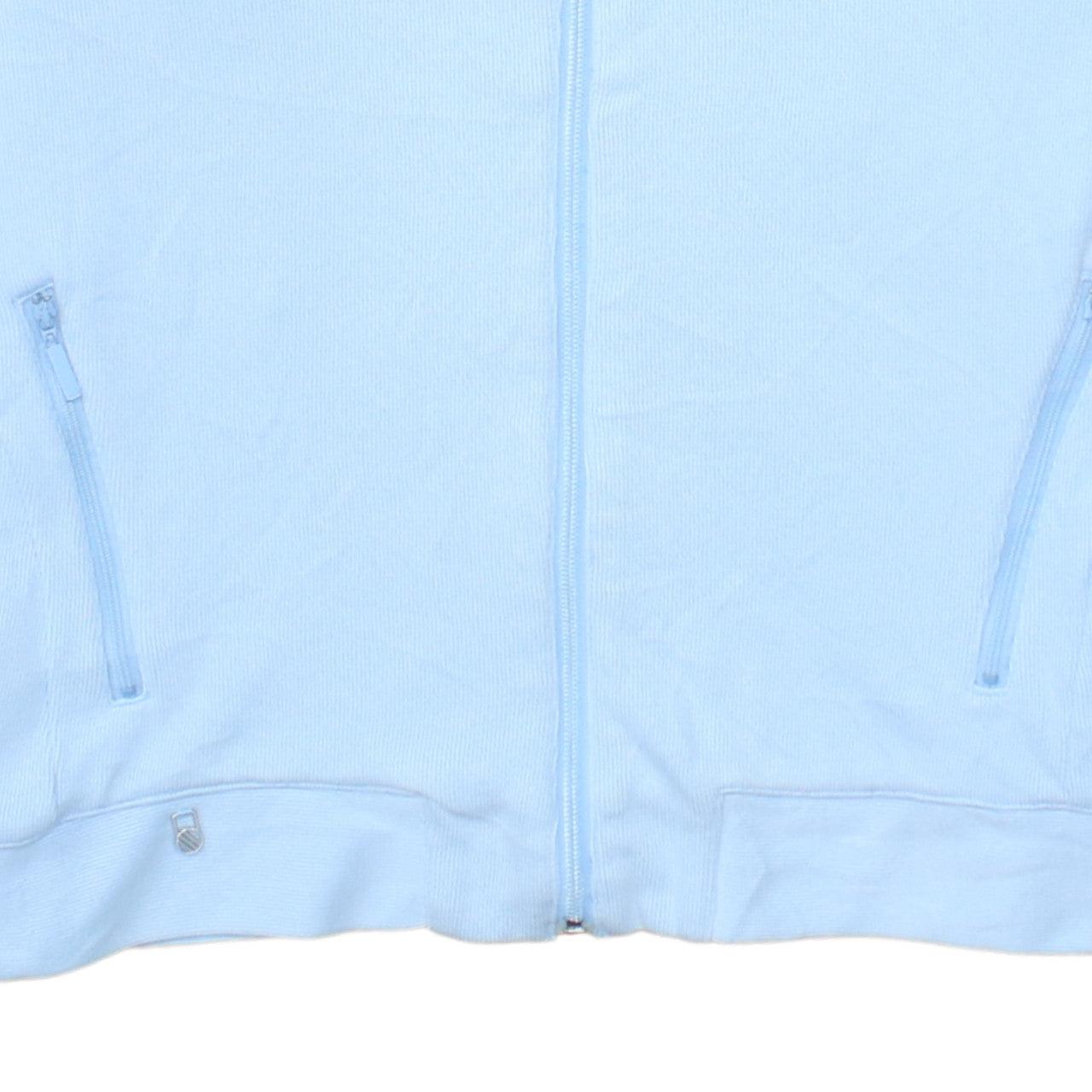 Adidas Women Blue Size 18 Track Jacket Full Zip Sportswear