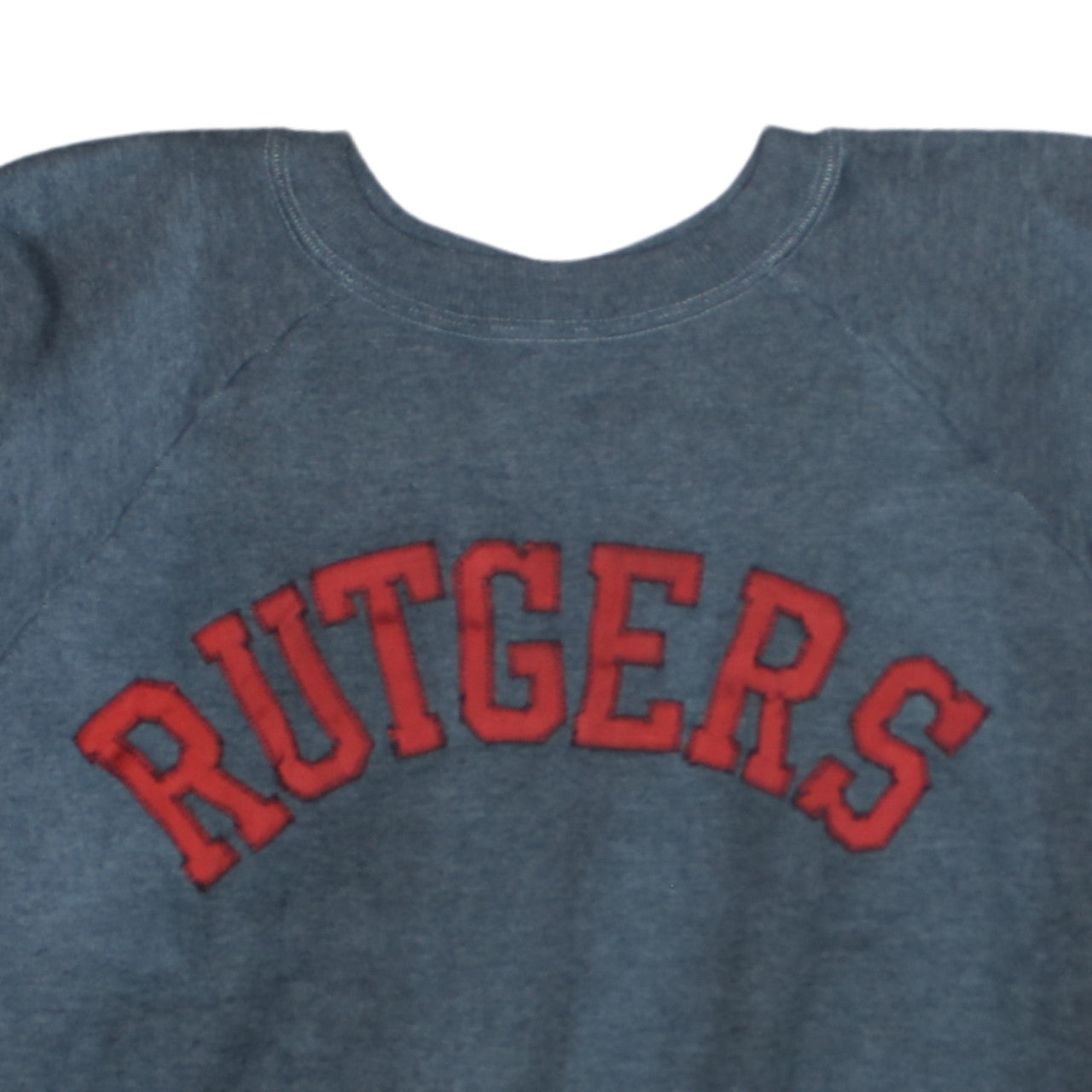 Champion Men's Blue Rutgers Crew Neck Sweatshirt Size L Vintage