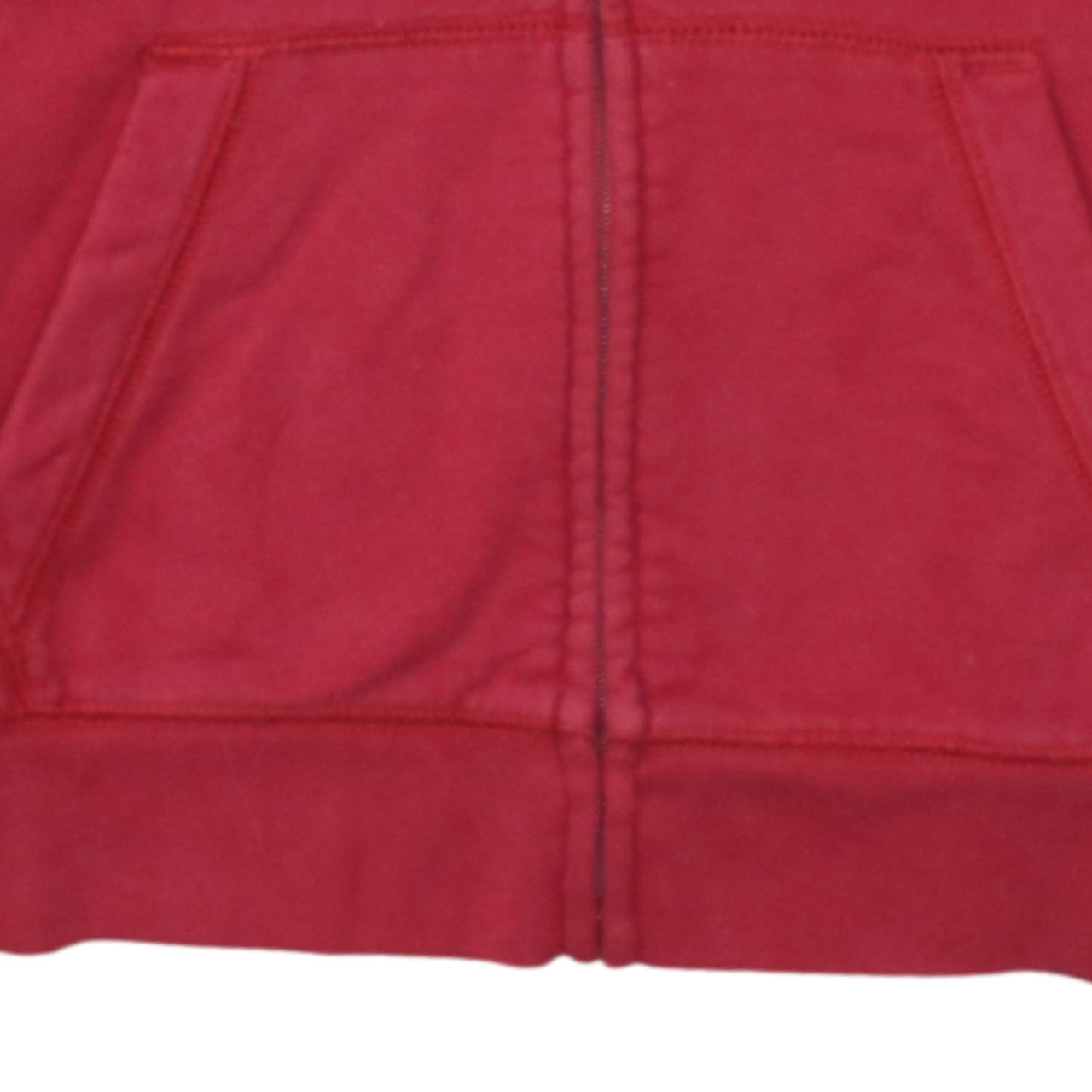 GAP Kids Teens Red Full Zip Logo Hoodie Size 14 Plus Cotton Blend