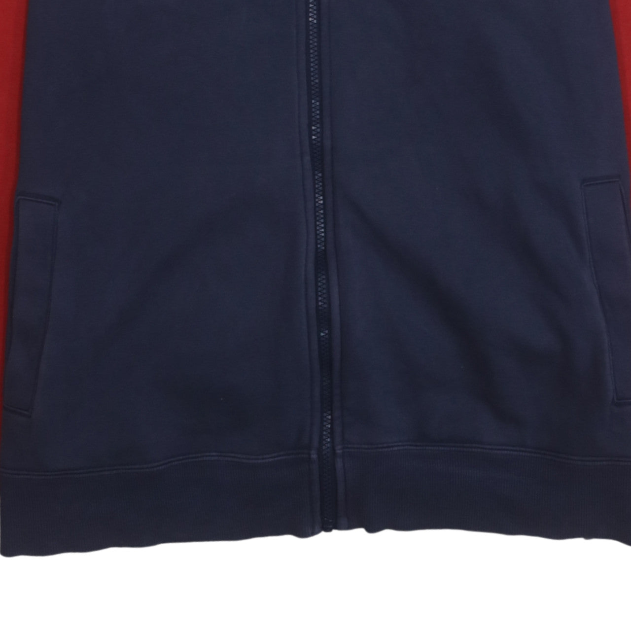 Puma Men’s Red Blue Full Zip Hoodie XL Regular Fit Sportswear