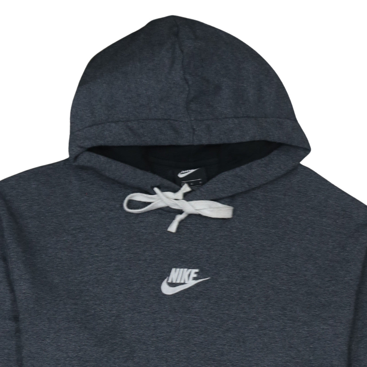 Nike Men's Grey Pullover Hoodie L Regular Fit Sportswear