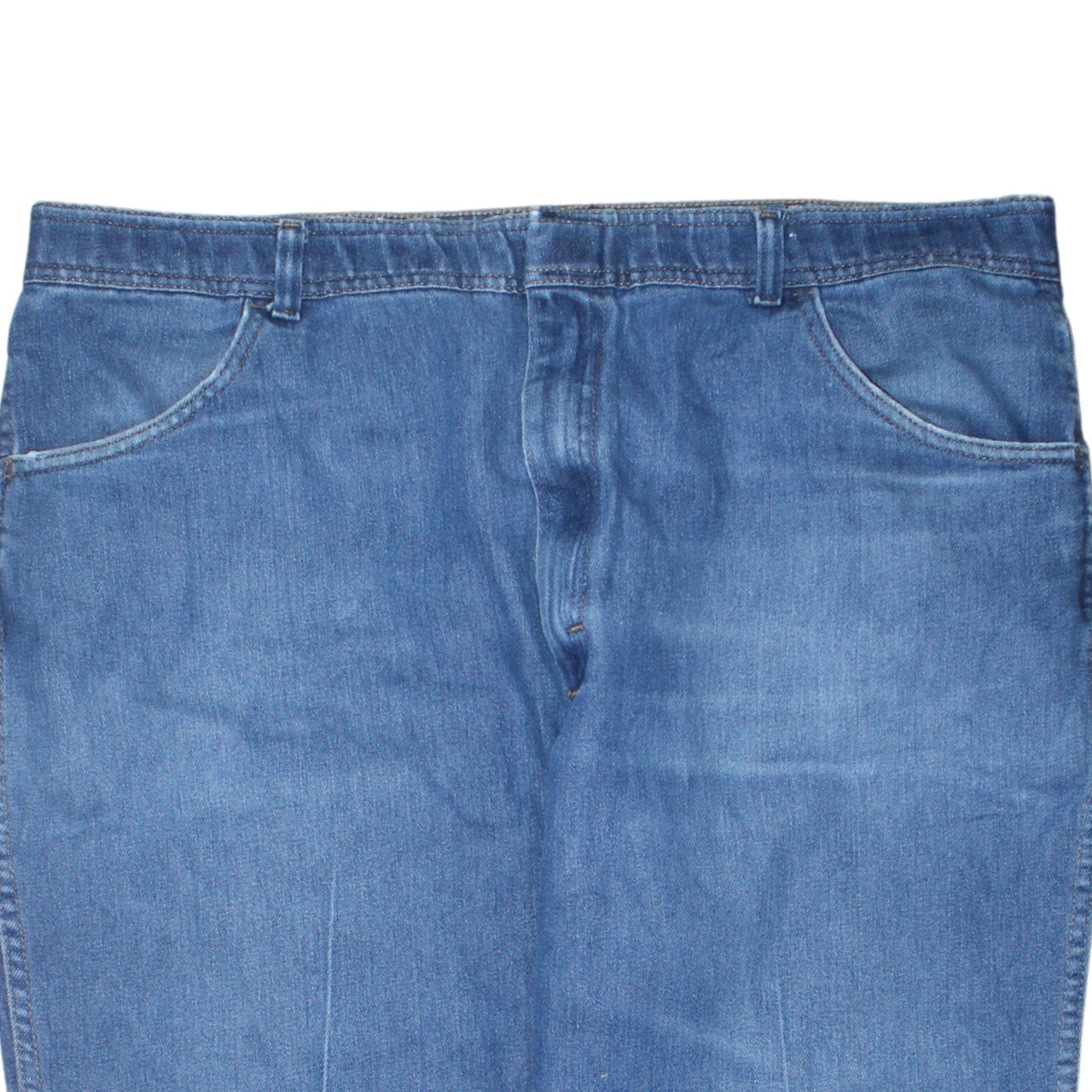 Wrangler Men's Blue Regular Fit Straight Denim Jeans 42x30