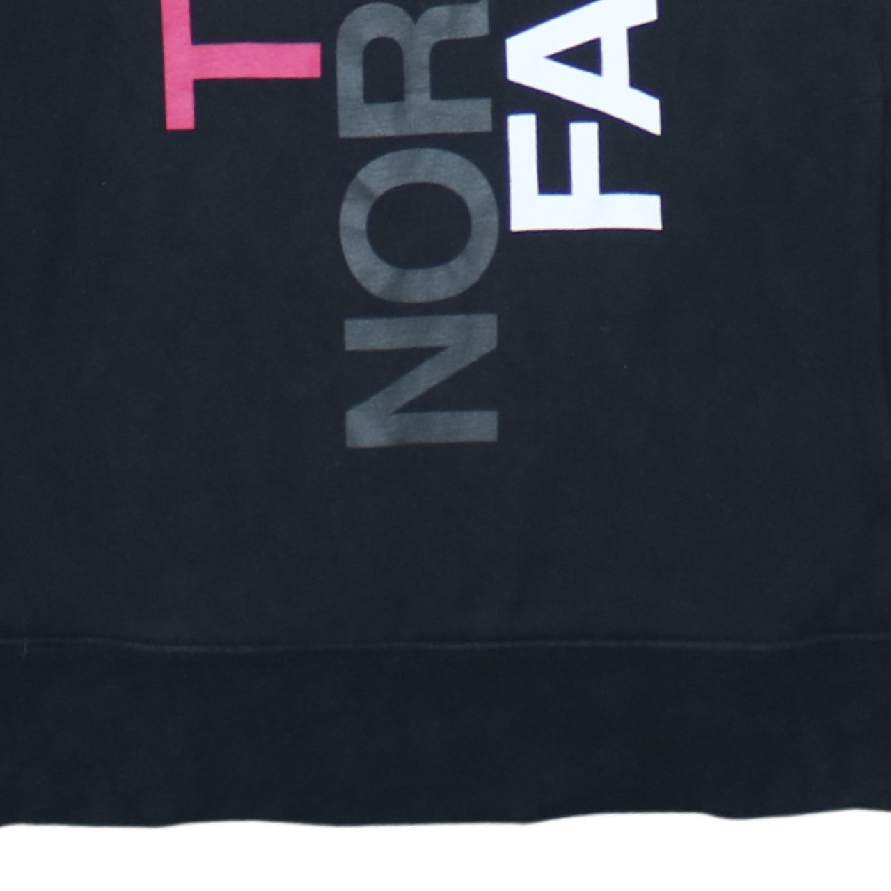 The North Face Women's Black Pullover Hoodie Size S Graphic Logo Cotton Blend