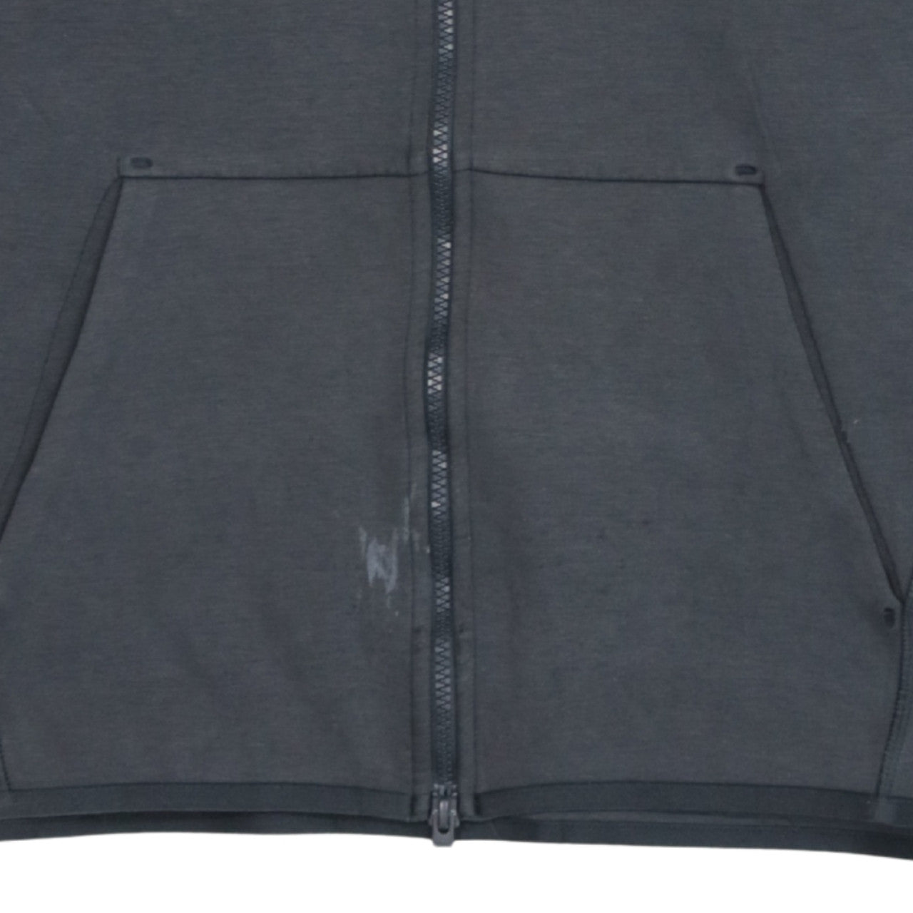 Nike Men's Grey Full Zip Hoodie Medium Sportswear
