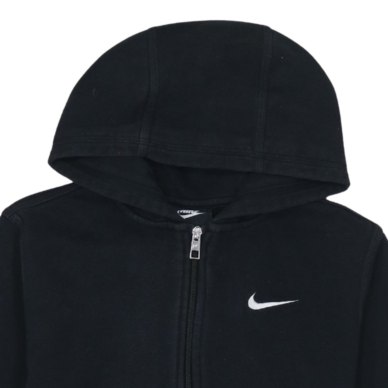 Nike Boys Black Full Zip Hoodie XL (13-15 Years) Fleece Sweatshirt