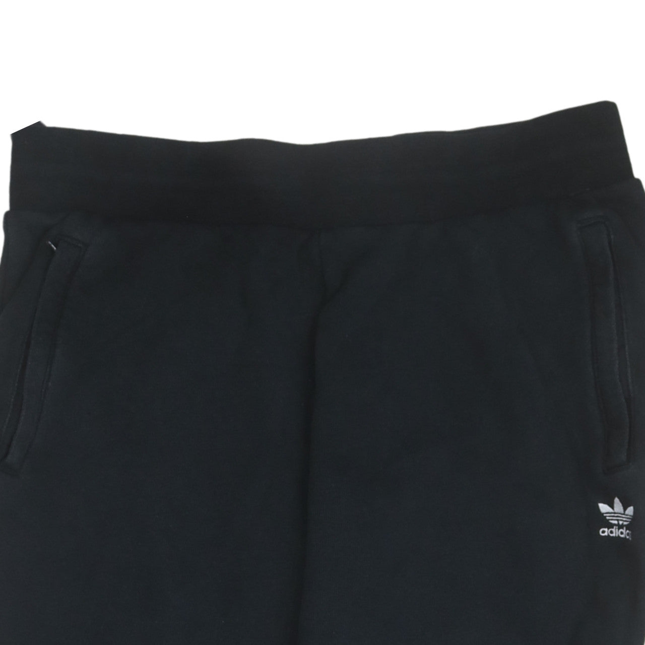 adidas Womens Black Jogger Sweatpants L Fleece Comfort Tapered Fit