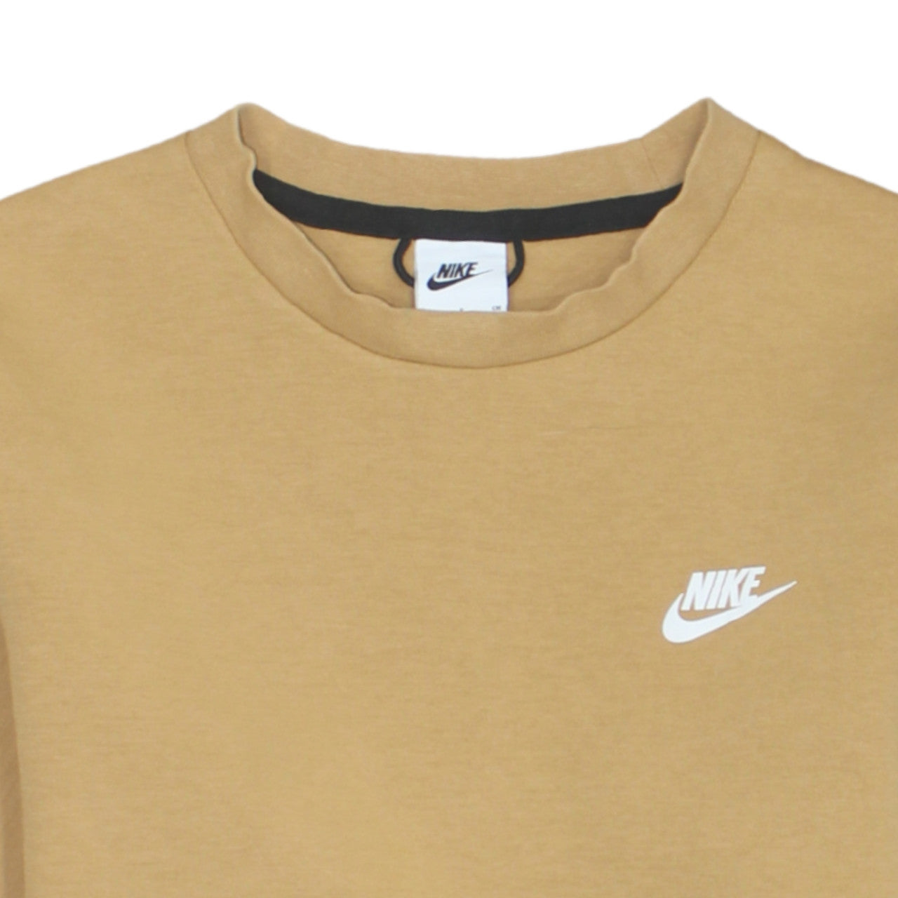 Nike Men’s Beige Crew Neck Pullover Sweatshirt Small