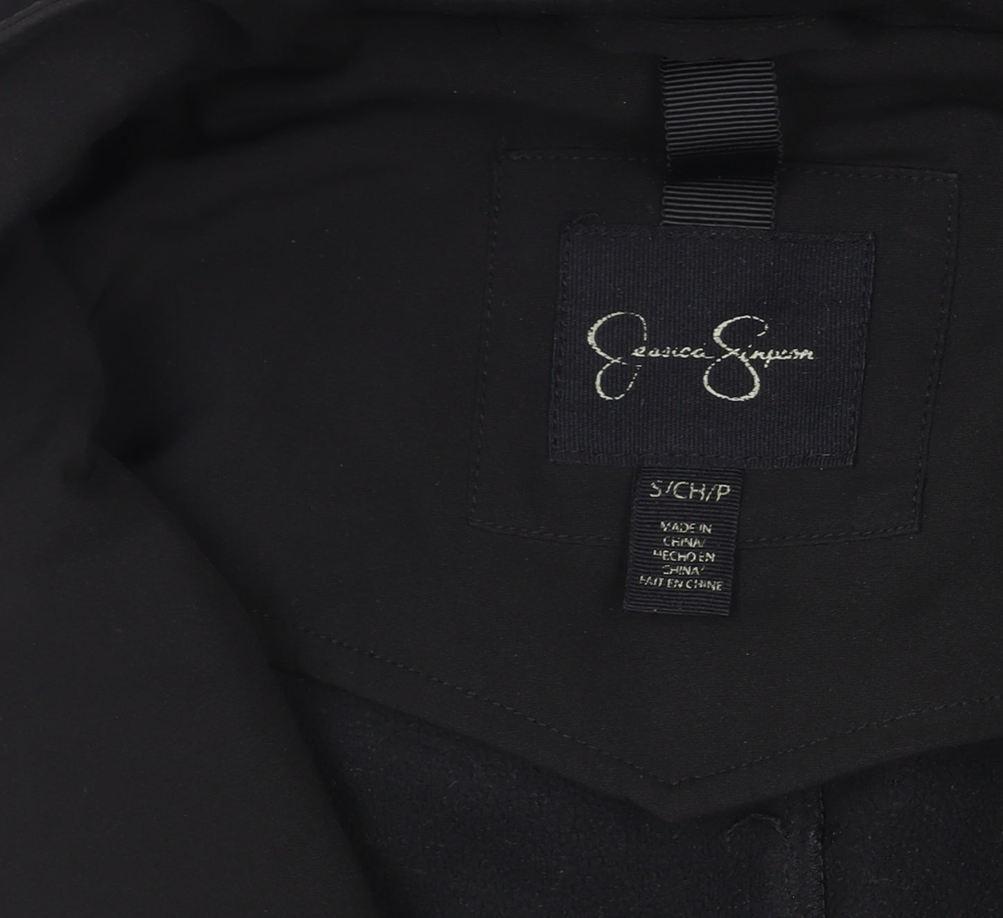 Jessica Simpson Women's Black Hooded Long Parka Coat Size S