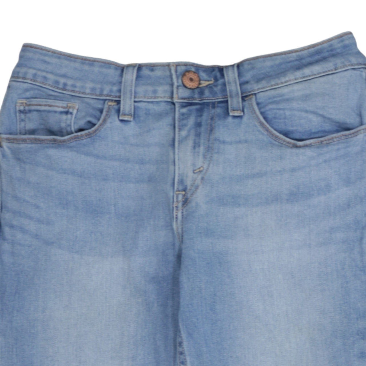 Levi's Women's Blue Skinny Jeans Size 27 Mid Rise Stretch Denim