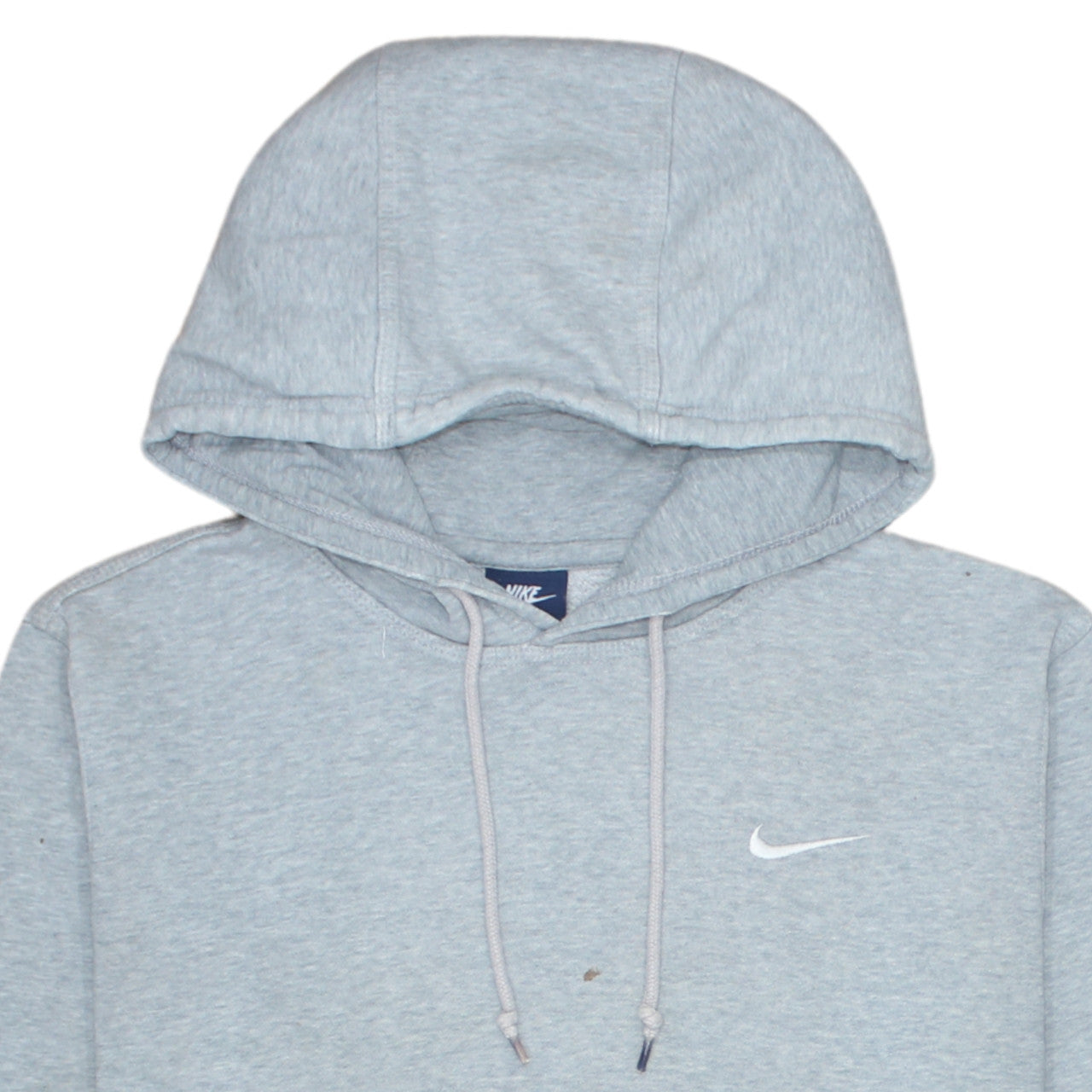 Nike Men's Grey Pullover Hoodie Size M Regular Fit Logo Sports