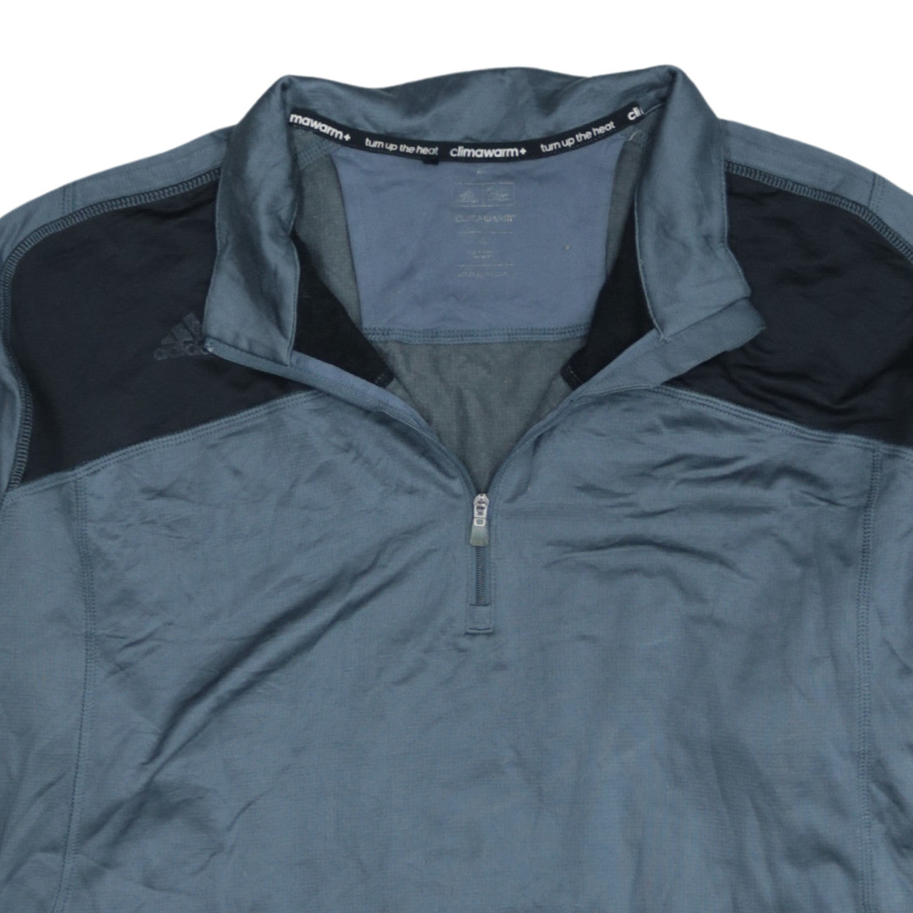 Adidas Mens Blue ClimaWarm 1/2 Zip Golf Sweatshirt XL