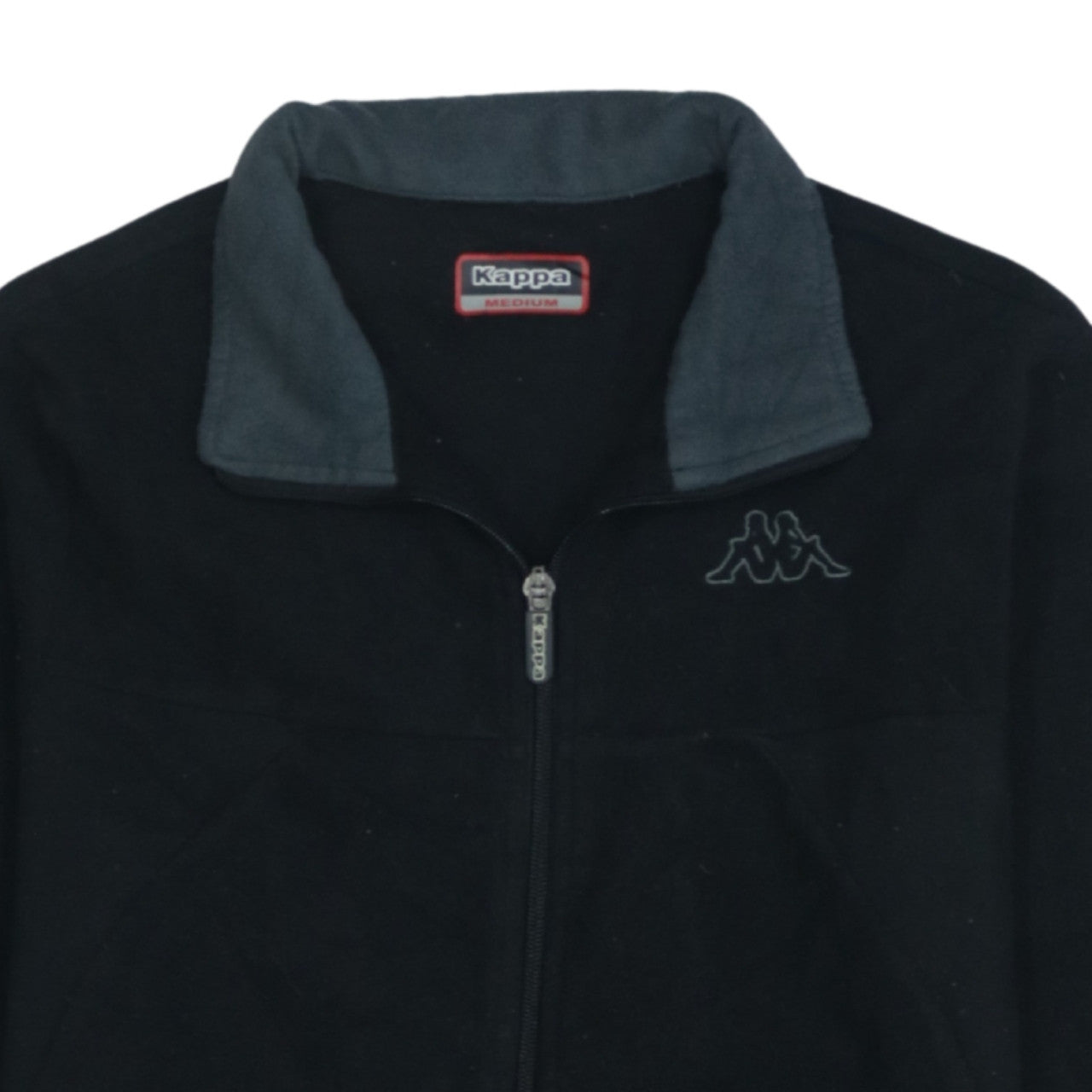 Kappa Women’s Black Fleece Full Zip Jacket Size M Sportswear