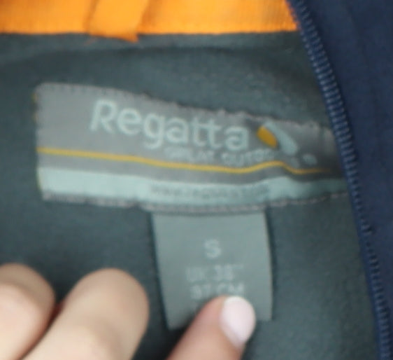 Regatta Men's Navy Blue Fleece Full Zip Jacket Size S Outdoor Wear
