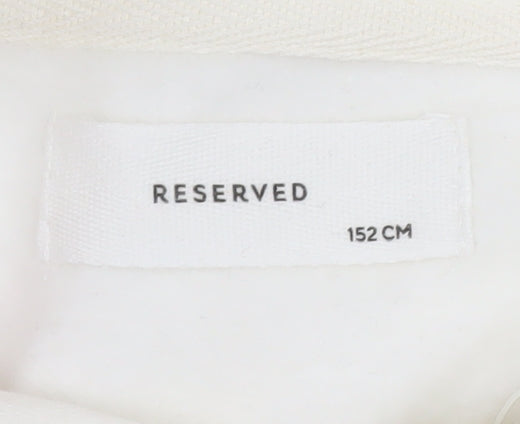 Reserved Sonic the Hedgehog White Hoodie Teens 152cm XS Pullover