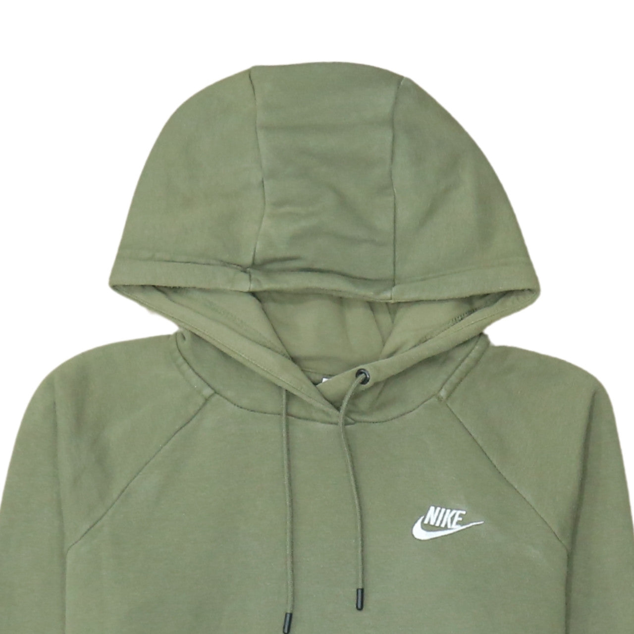 Nike Men's Green Pullover Hoodie M Sports Fleece Logo Sweatshirt