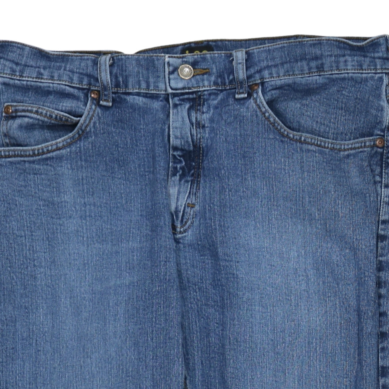 Lee Men’s Blue Regular Fit Straight Denim Jeans 36x29