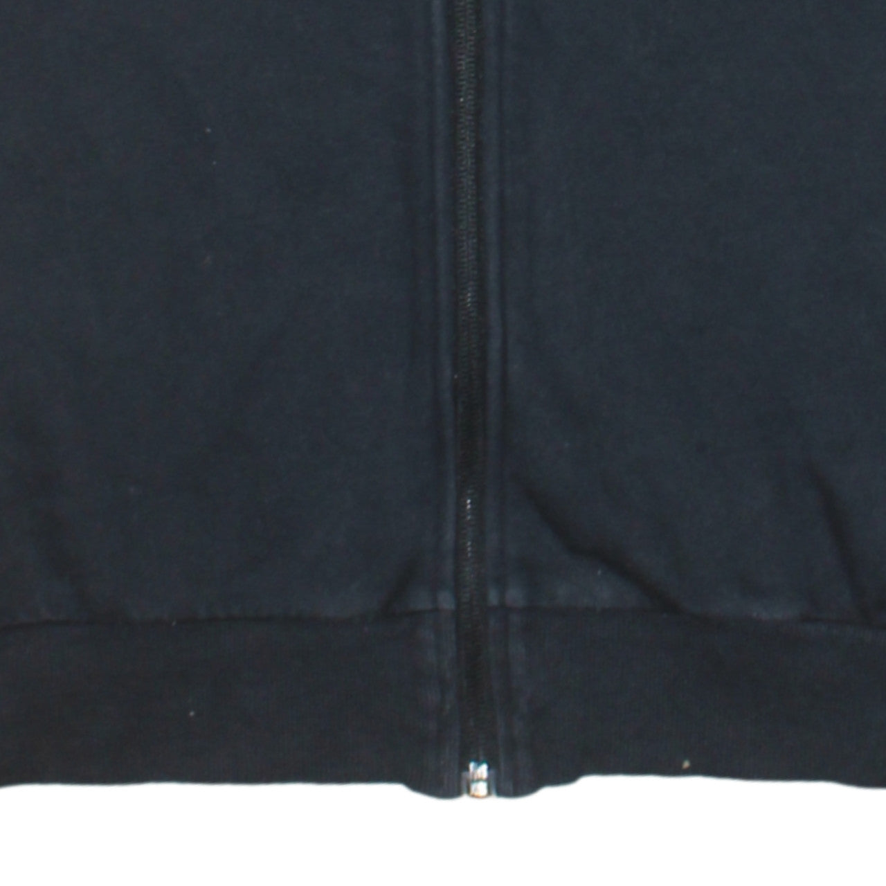 Adidas Womens Black & Grey Full Zip Hoodie Size L 16-18 Cotton Blend
