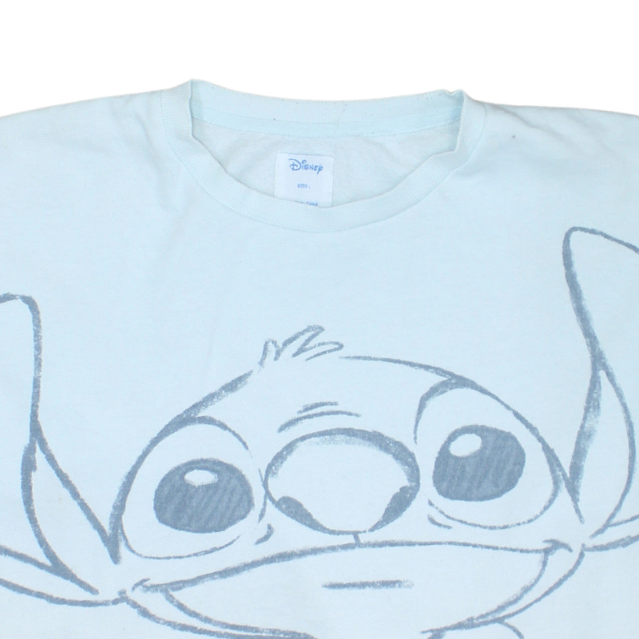 Disney Primark Women's Blue Stitch Sweatshirt Size L Pullover