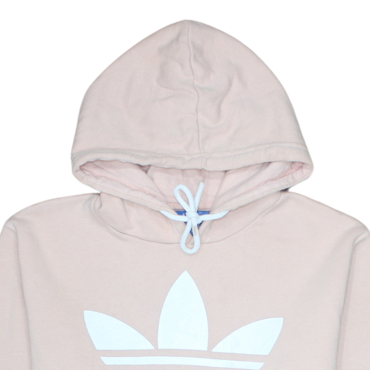 Adidas Men's Pink Pullover Hoodie Size M Graphic Logo Sweatshirt