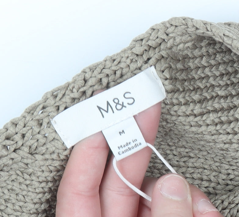 Marks and Spencer Women’s Beige Knit Pullover Jumper Medium