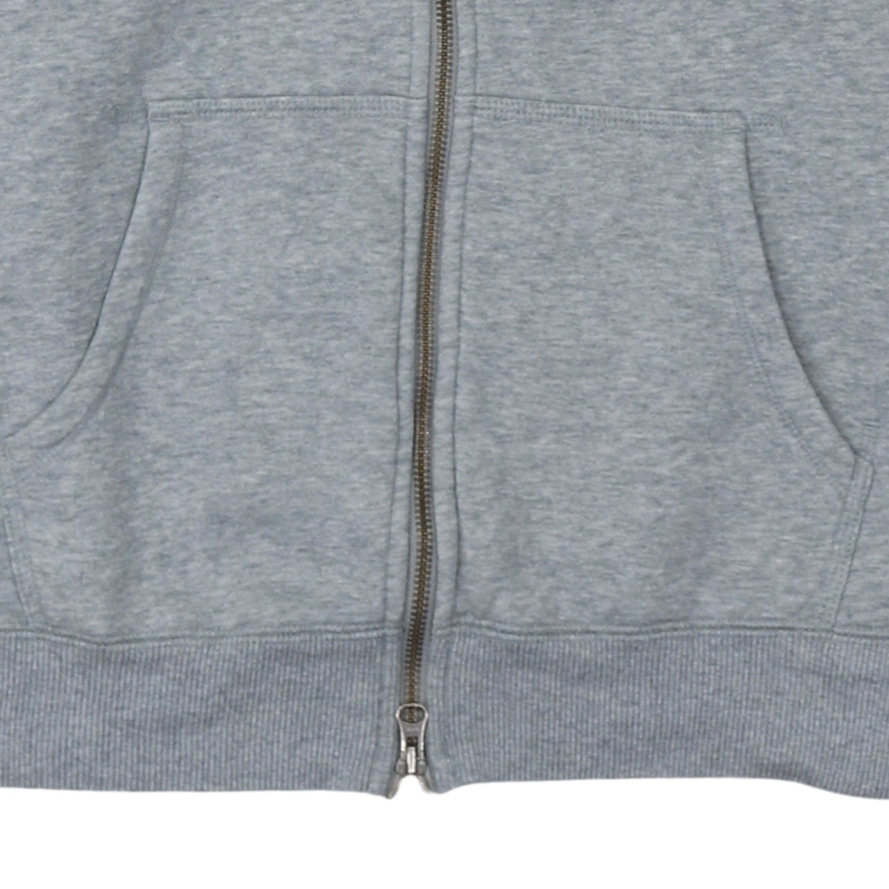 Nike Womens Grey Full Zip Hoodie XL 20/22 Cotton Blend Casual