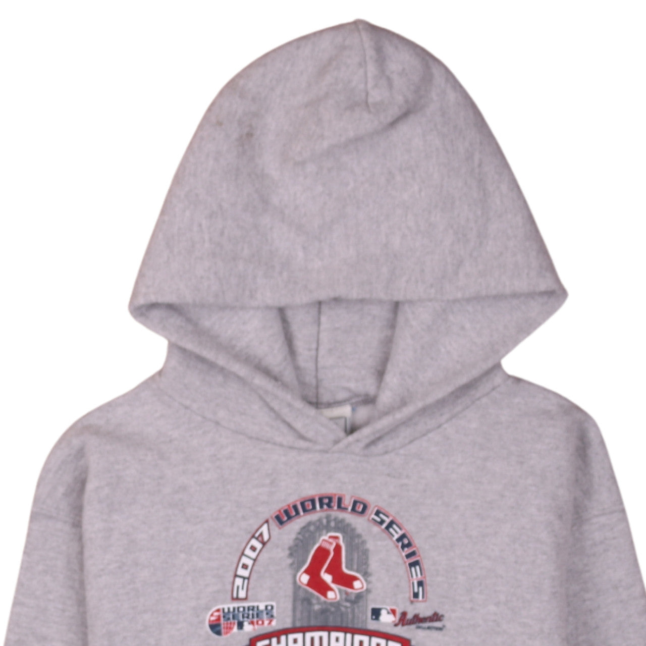 Lee Sport Mens Grey L Pullover Hoodie 2007 World Series Champions Sweatshirt