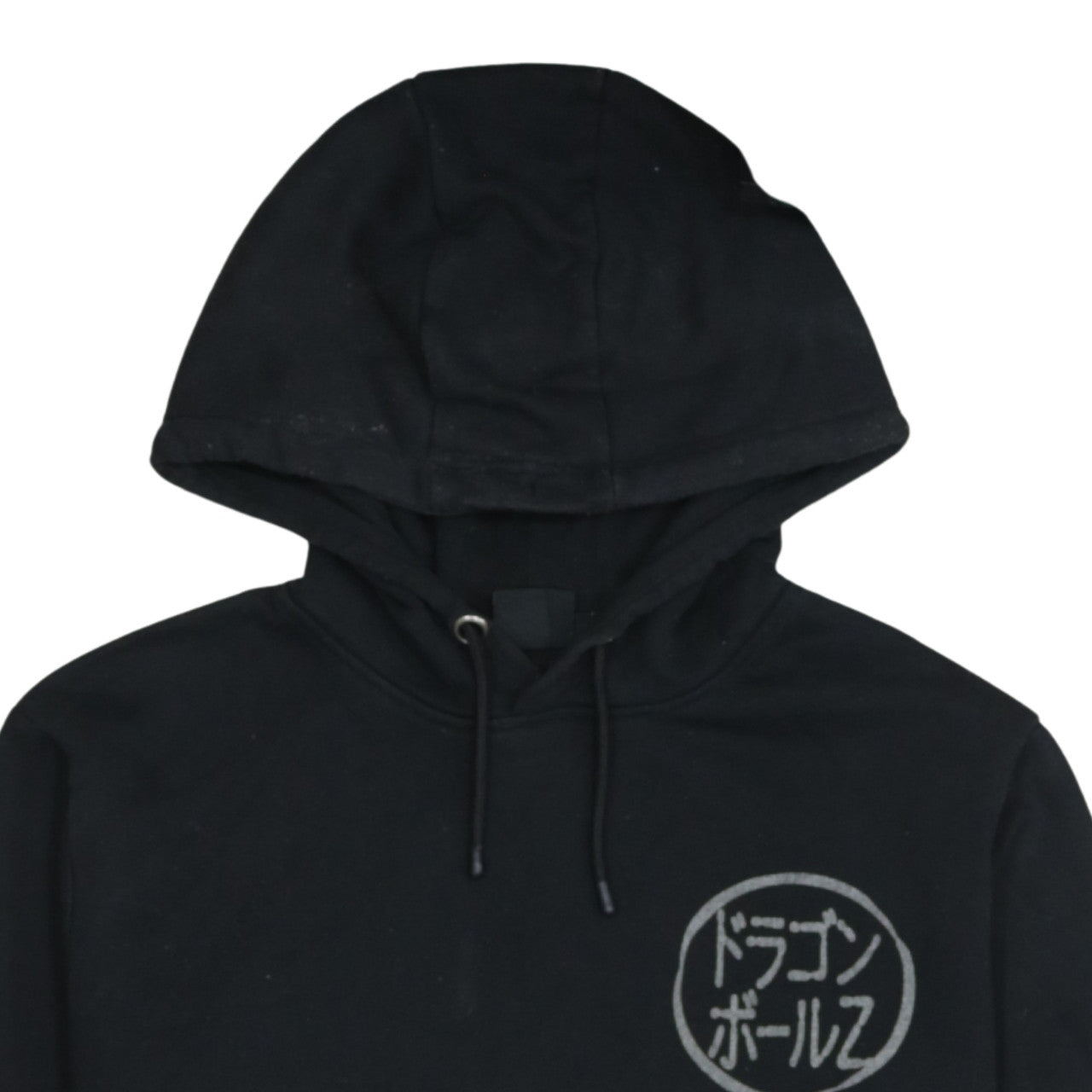 Dragon Ball Z Men's Black Pullover Hoodie Size L Anime Graphic Print